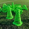 QUICKPLAY Collapsible 9' Training Sports Cones | Slotted Soccer Cones