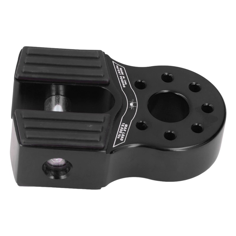 Flat Winch Shackle Mount 16000lb Load with Rubber Side Guard