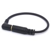 PIIHUSW 90 Deg Angle 2.5mm Male to Female Cable Headphone