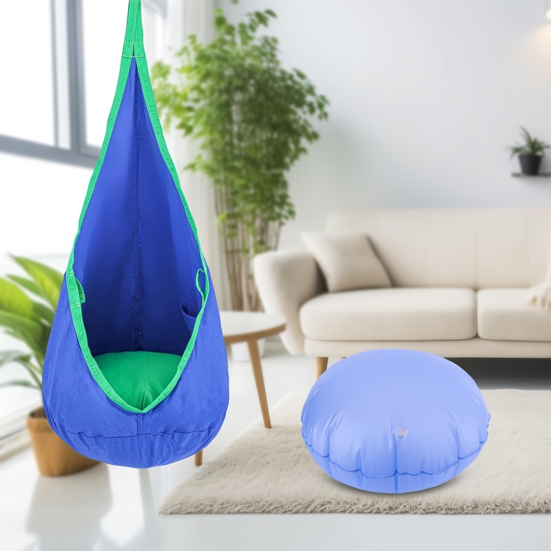 YAERSI Kids Pod Swing Hammock Pod Chair Replacement Inflatable Cushion,Hammock