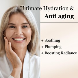 Deep Hydration & Calming Serum for Face | Soothing Facial Serum with Hyaluronic CoQ10, Vitamin B, Vitamin C & Chamomile | For Sensitive Skin, Non-Greasy 1floz