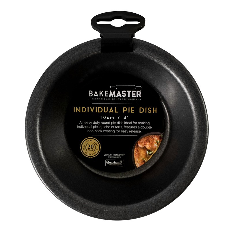 Bakemaster Classic Round Non-Stick Pie Dish, Grey