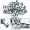 Jiozermi 20 Pcs Hollow Wall Anchors and Screws, Hollow Core