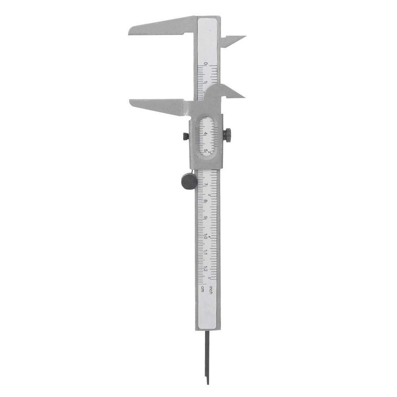 Vernier Caliper, High Precision Metal Vernier Caliper Manual Measuring Caliper