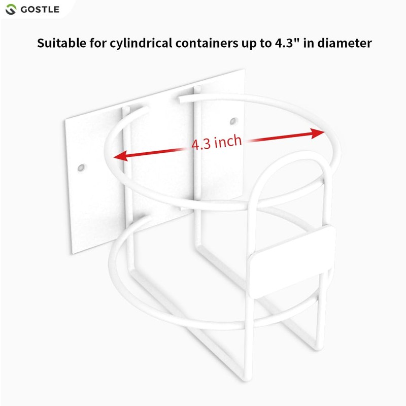 Wipes Holder, Wall Bracket for Cleaning Wipes - Two Ways