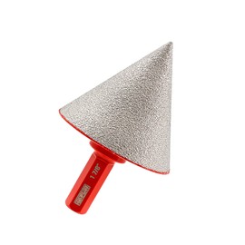 DT-DIATOOL Diamond Beveling Chamfer Bit 1-7/8 Inch with Hex Shank for Tile Porcelain Ceramic Granite Marble Existing Holes Enlarging Polishing Shaping Trimming Repairing