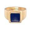 Kuzzoi 0607471521 Men's Signet Ring Solid (14 mm) Wide in