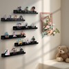SOVQUEST Nail Polish Wall Rack 15 Inch 6 Pack Acrylic