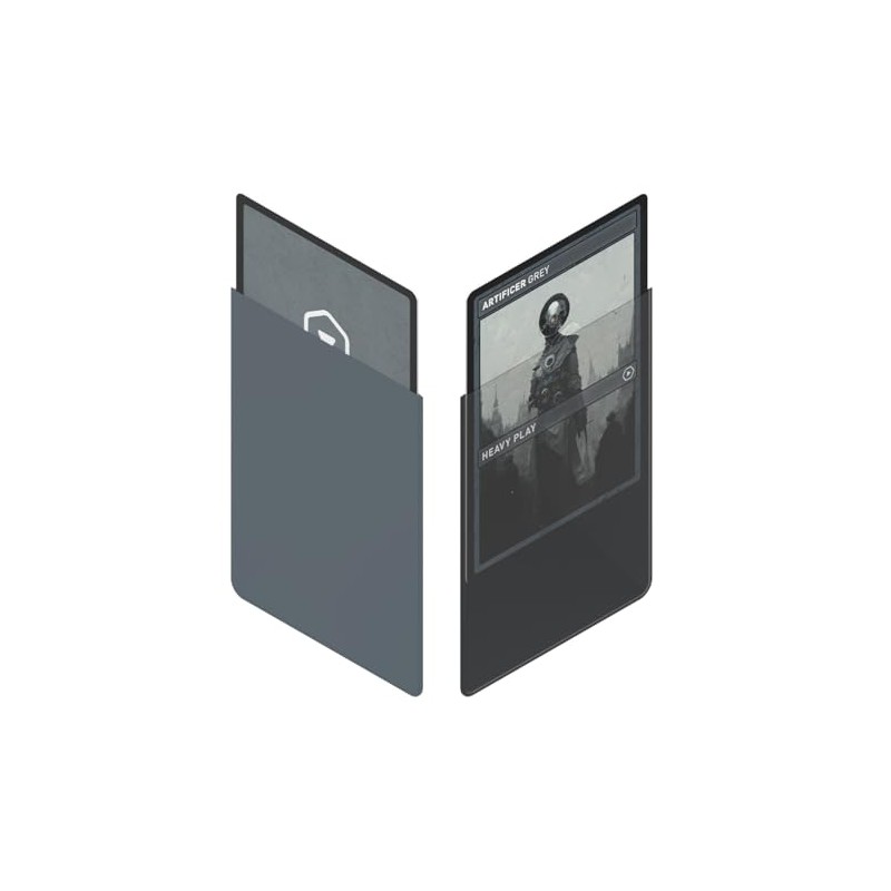 Heavy Play CURV Sleeves 100 Pieces, Standard Size, Artificer Grey