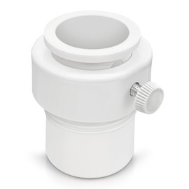 lodfGL Pool Umbrella Pole Stabilizer Sleeve Adapter - Fit 1.5" & 1.35" Umbrellas for Waterways & AquaStar Single-Threaded Pool Deck Sleeves, Reduces Movement, White PC+ABS