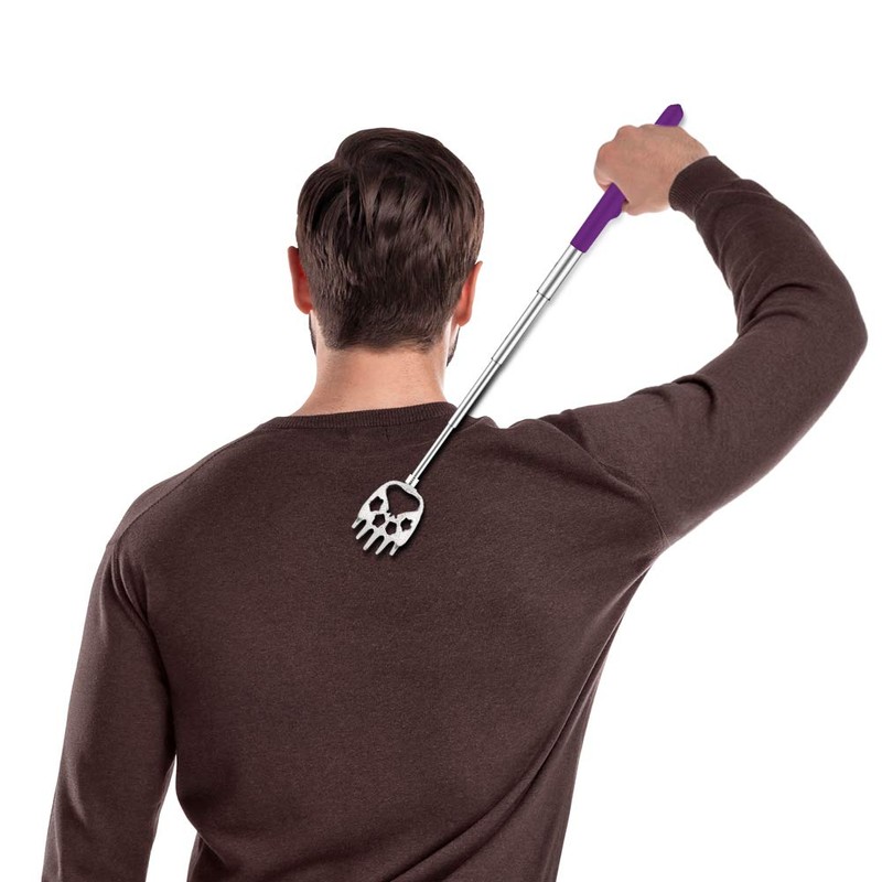 YIMICOO 6 Pack Telescoping Back Scratcher - Bear Claw Back