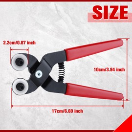SPEEDWOX 6 Inch Wheeled Glass Mosaic Nipper Ceramic Tile Nipper Tile Cutter Pliers Soft-Grip Handle Glass Cutter Mosaic Tiles For Stained Glass Supplies Tile Cutter Tool For Porcelain Ceramic Mirror
