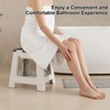 Foldable Shower Stool for Shaving Legs, Plastic Foot Rest Stools