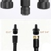 RV Camper Shower Faucet Valve with Exterior Quick Connect Shower