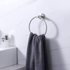 Stainless Steel Towel Ring, Wall Mounted Towel Hanger ,6.3 inches/16cm,