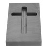 Cross Graphite Ingot Mold High Purity Prevent Corrosion Metal Casting