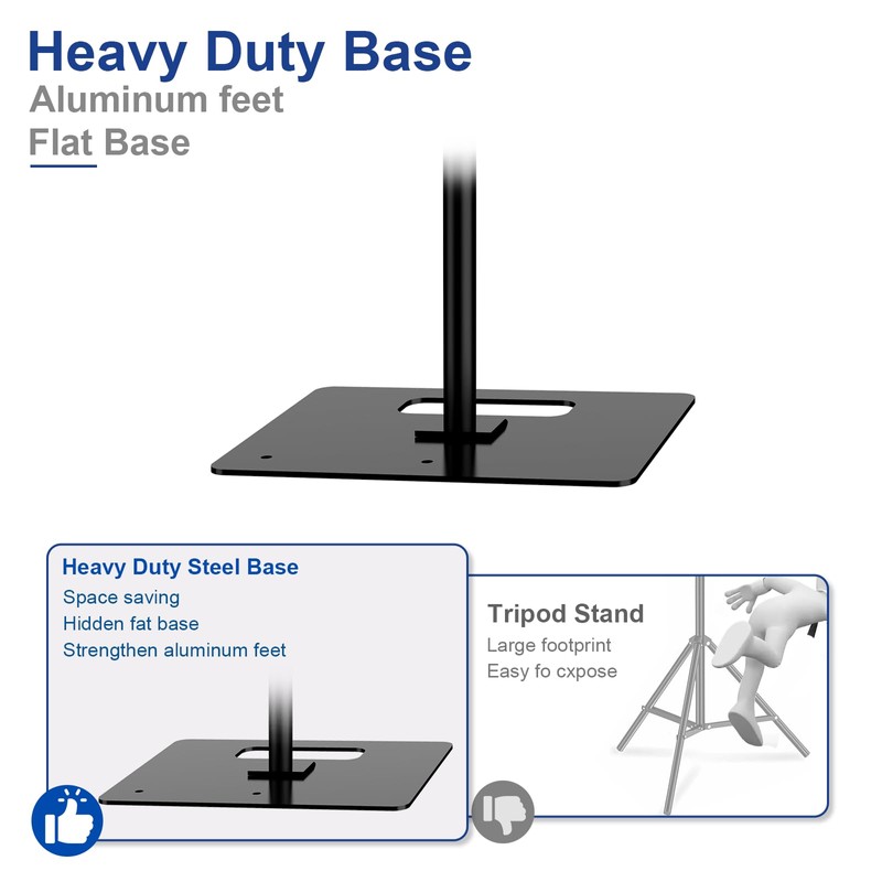 Hecis 8.5x10ft Backdrop Stand, Adjustable Photography Background Frame, Heavy Duty