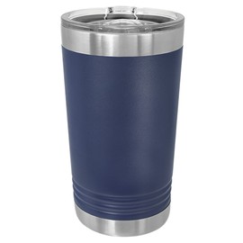 Polar Camel 16 oz. Pint Stainless Steel Vacuum Insulated Tumbler (Navy Blue)