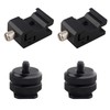 Jopto 4PCS Flash Hot Shoe Mount Adapter Accessories Camera Cold
