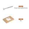 DTGN M6x75mm Hex Lag Bolts -15 Pack - for Woodworking,
