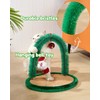 Happi N Pets Christmas Cat Toys, Cat Arch Self Groomer,