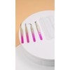 Kit 4pzs Pinzas Para Pestañas Version Oro Rosa Mink Volumen