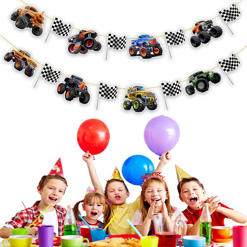 Seyal® Monster Truk Garland Decoration