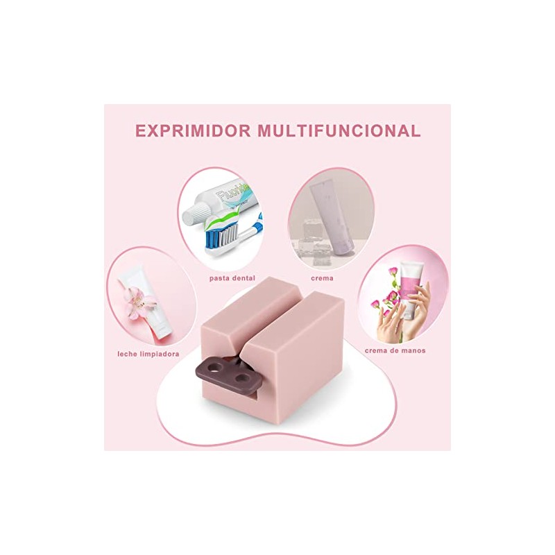 Bebeay Exprimidor De Pasta De Dientes Multifuncional, 4 Pack Dispensador