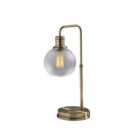 Adesso Home SL3711-21 Transitional Table Lamp from Barnett Collection in Brass - Antique Finish, 10.50 inches, Bronze