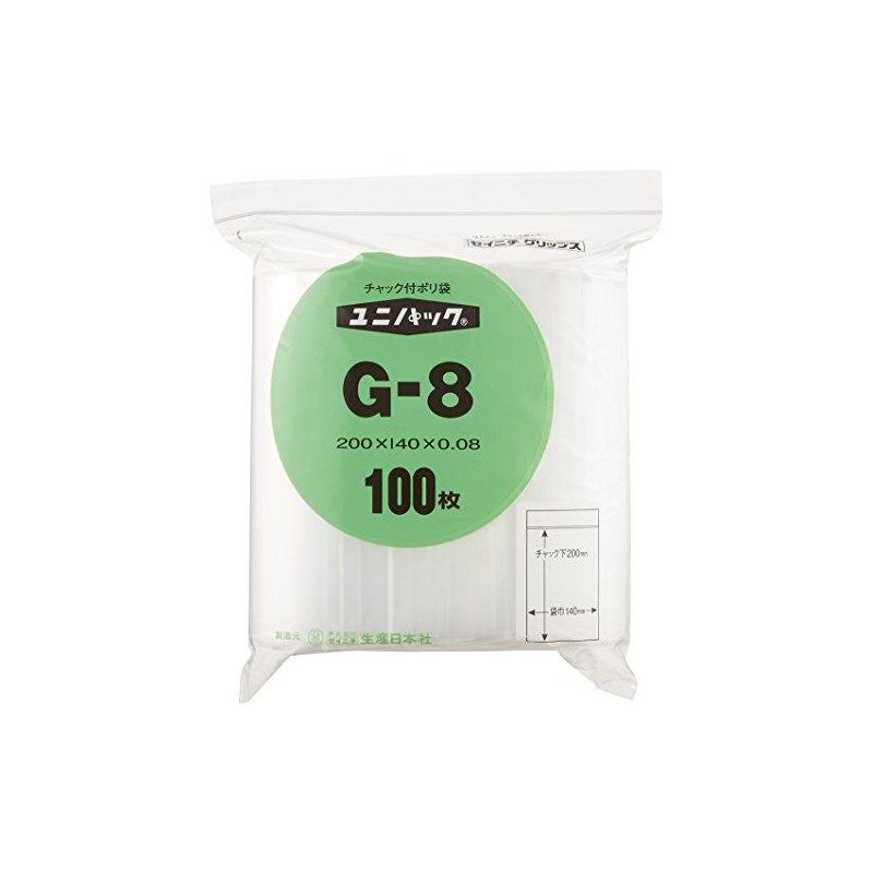 Made in Japan Company Uni-Pack G-8, Pack of 100