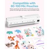 Laminator Machine with 20 Pack Letter Size Laminating Pouches (8.5"