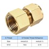 sourcing map Compression Tube Fitting G1/2 Female Thread x 12mm