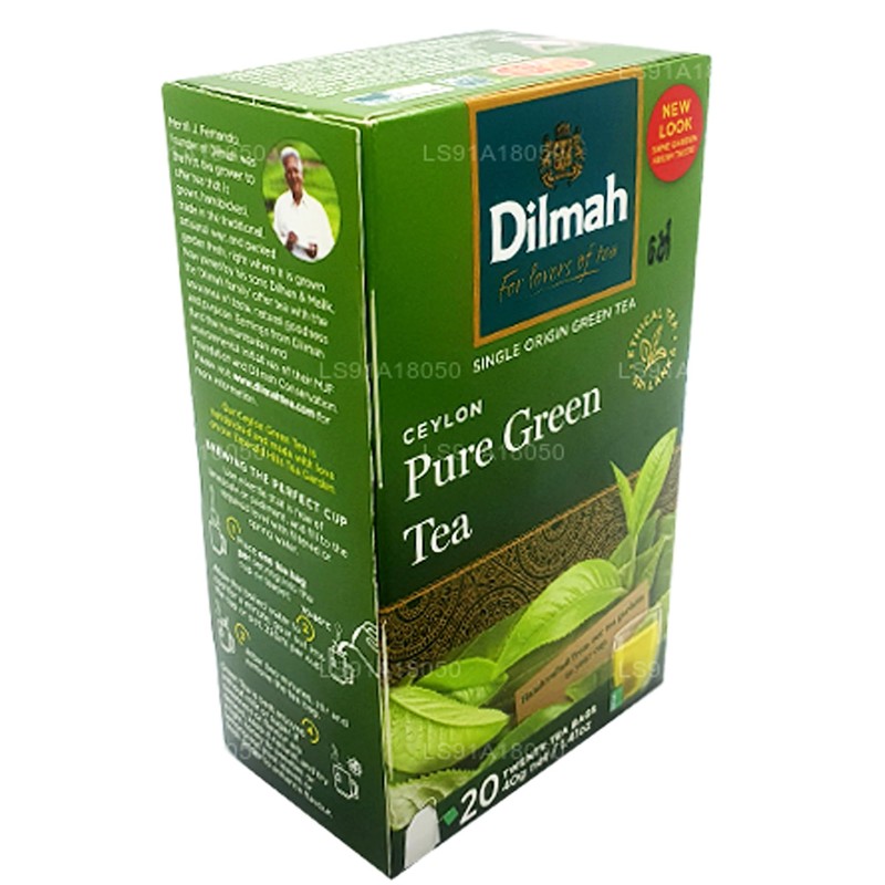 DILMAH Pure Green Green Tea 1.5g. x 20teabags