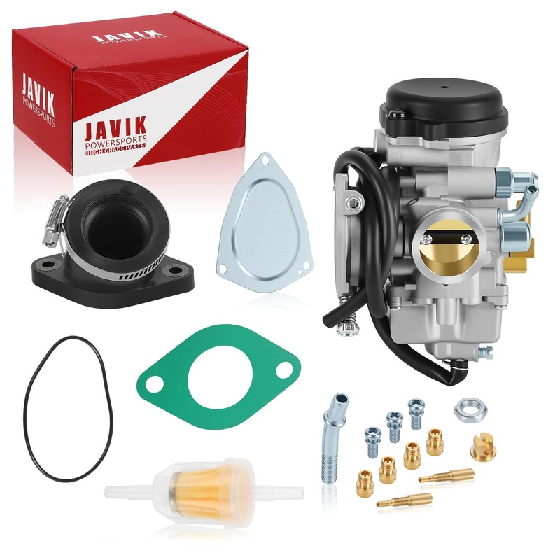 JAVIK Carburetor Intake Manifold Boot For Suzuki QuadRunner 250 LT-F250