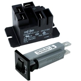 Club Car Circuit Breaker 48 Volt 36 Volt 15 Amp & 48 Volt Relay for Power Drive, Lester Charger Precedent Brake #R48