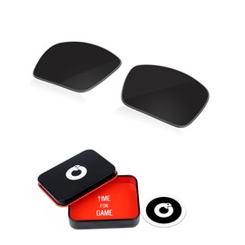 OWORK Polycarbonate Replacement Lenses for Costa Del Mar Bloke 06S9045 Sunglass - Matte Black