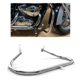 KUAFU 1 1/4" Chrome Engine Guard Highway Crash Bar Compatible with 2004-2024 Honda Shadow Aero Phantom Spirit C2 Models