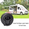 ADrivWell 4PC Round Slam Latch Hatch Push-to-Close Latch Nylon Flush