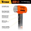 Titan iDX 63614 4lb Drilling Hammer, Sledgehammer with 12" Indestructible