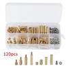 Oumefar 120 Piezas M3 Standoff Kit, M3 Motherboard Standoffs Tornillos