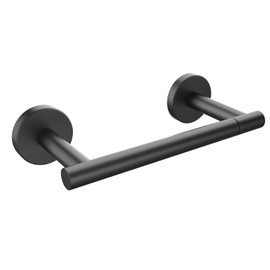 SetSail Toilet Paper Holder Wall Mount Screw-in Matte Black Bathroom Toilet Paper Roll Holders Stainless Steel Tissue Holder for Bathroom Hardware Accessories