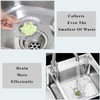 FIXIT Stainless Steel Kitchen Sink Strainer Plug: Hair Catcher &