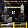 AUIMSOCO Led Headlight 4X Bulbs For Dodge Charger Scat Pack