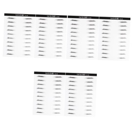 NOLITOY Sets Eyebrow Stencil Set Realistic and Eyebrows Sticker Easy Application for Men Sheets