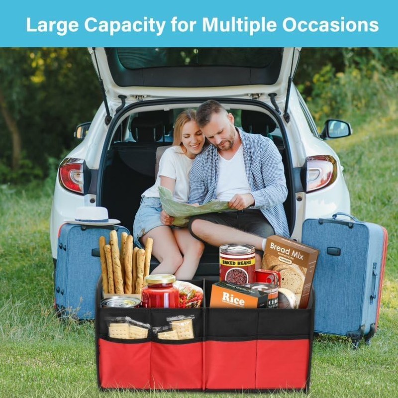 Simple Deluxe Car Trunk Organizer, Anti-slip Design, Made of Waterproof