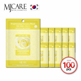 MJ Care Essence Mask Pack White White Rose 100 sheets x 23g (WC11B1E) / 엠제이케어 에센스 마스크팩 백색 백장미 100매x23g (WC11B1E)