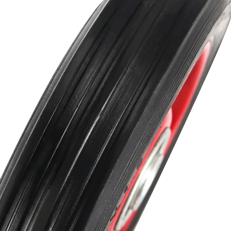 MAHIONG 4 Pack 8 x 1.75 Inch Solid Rubber Wheel,