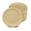 Tellus Products, Eco-Friendly (125-Count) 9-Inch Disposable Plates - Compostable, Durable