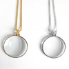 2 Pcs 5X Magnifying Glass Pendants Elderly Magnifying Glass Necklaces
