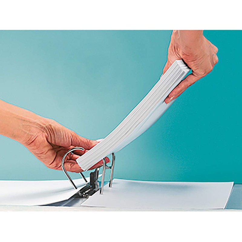 Leitz Qualitäts-Ordner 180°, A5, Schwarz, 6 cm Rückenbreite, Einband aus
